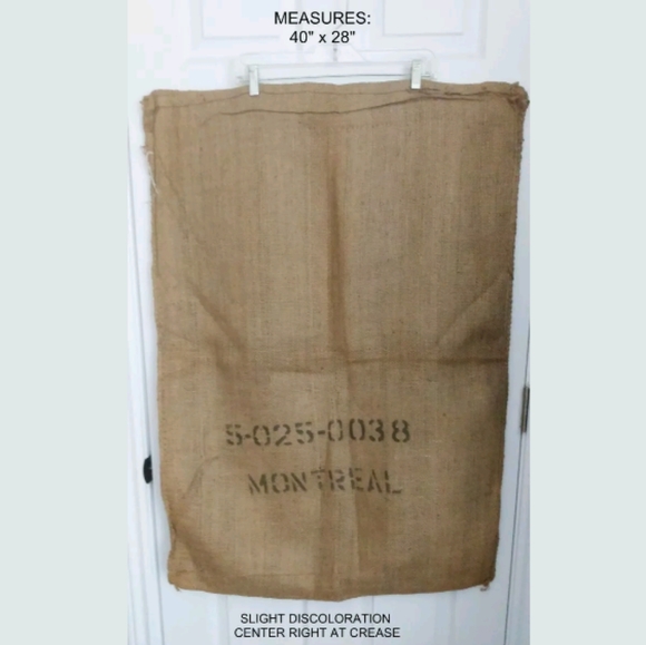 XL Rare AMAPOLA TARRAZU Costa Rica Burlap Bag - Picture 5 of 8